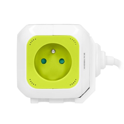 PRZEDŁUŻACZ 4-KROTNY Z ŁADOWARKĄ 2xUSB 1,4M LIMONKOWY PRZEDŁUŻACZ 4-KROTNY Z ŁADOWARKĄ 2xUSB 1,4M LIMONKOWY