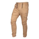 S PODNIE ROBOCZE OUTDOOR, TY PU JOGGER, BEŻOWE, ROZMIAR L