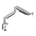 UCHWYT DO MONITORA MACLEAN,  PODWÓJNE RAMIĘ, ZE S PRĘŻYNĄ GAZOWĄ, 17"-45", 16 KG, MC-969