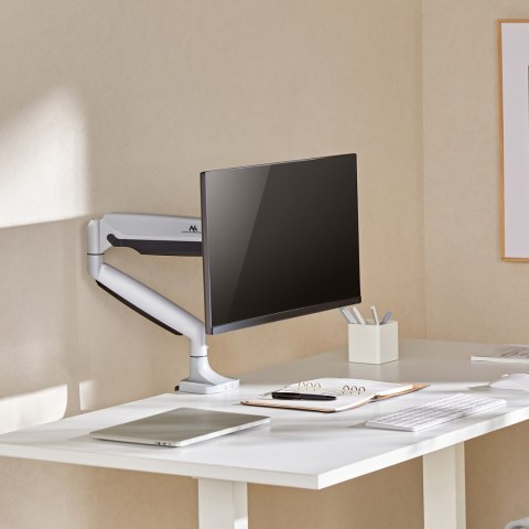 UCHWYT DO MONITORA MACLEAN, PODWÓJNE RAMIĘ, ZE S PRĘŻYNĄ GAZOWĄ, 17"-45", 16 KG, MC-969 UCHWYT DO MONITORA MACLEAN, PODWÓJNE RAMIĘ, ZE S PRĘŻYNĄ GAZOWĄ, 17"-45", 16 KG, MC-969