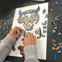 UKŁADANKA DREWNIANA-  PUZZLE KRUZZEL 24551