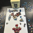 UKŁADANKA DREWNIANA-  PUZZLE KRUZZEL 24551
