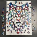 UKŁADANKA DREWNIANA-  PUZZLE KRUZZEL 24552