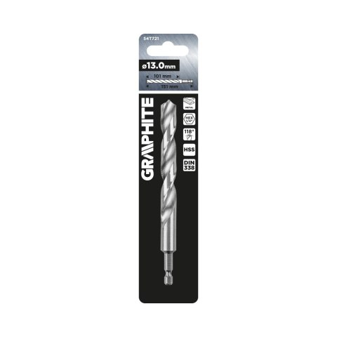 WIERTŁO DO METALU HEx 13.0 MM WIERTŁO DO METALU HEx 13.0 MM