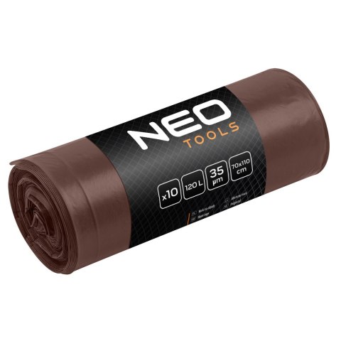 WORKI NA OD PADY 120 L, BRĄZOWE, 35 MIC, 10 SZT. WORKI NA OD PADY 120 L, BRĄZOWE, 35 MIC, 10 SZT.