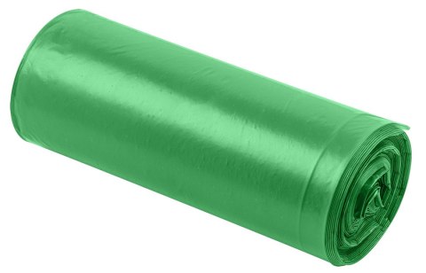 WORKI NA OD PADY 120 L, ZIELONE Z TAŚMĄ, 40 MIC, 10 SZT. WORKI NA OD PADY 120 L, ZIELONE Z TAŚMĄ, 40 MIC, 10 SZT.