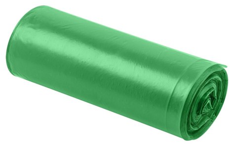 WORKI NA OD PADY 60 L, ZIELONE Z TAŚMĄ, 35 MIC, 10 SZT. WORKI NA OD PADY 60 L, ZIELONE Z TAŚMĄ, 35 MIC, 10 SZT.