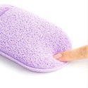 GĄBECZKA DO MYCIA TWARZY NA MOKRO, DELIKATNY PEELING 6,5X11CM 2 SZT GB09