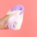 GĄBECZKA DO MYCIA TWARZY NA MOKRO, DELIKATNY PEELING 6,5X11CM 2 SZT GB09