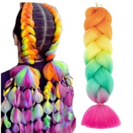 SYNTETYCZNE WŁOSY 120 CM GĘSTE OMBRE WLS03
