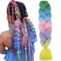 SYNTETYCZNE WŁOSY KOLOROWE 120 CM GĘSTE OMBRE WLS37