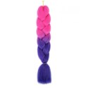 SYNTETYCZNE WŁOSY KOLOROWE 120 CM GĘSTE OMBRE WLS50