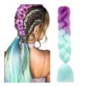 SYNTETYCZNE WŁOSY KOLOROWE 120 CM GĘSTE OMBRE WLS51