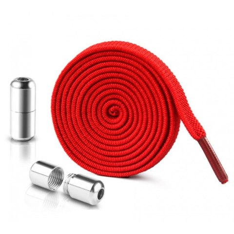 SZNURÓWKI DO BUTÓW ELASTYCZNE BEZ WIĄZANIA 2SZT CZERWONE SDB01CZE