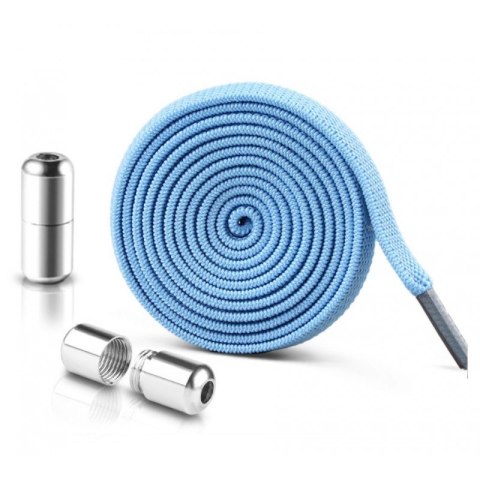 SZNURÓWKI DO BUTÓW ELASTYCZNE BEZ WIĄZANIA 2SZT NIEBIESKIE SDB01N