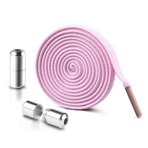 SZNURÓWKI DO BUTÓW ELASTYCZNE BEZ WIĄZANIA 2SZT RÓŻOWE SDB01R