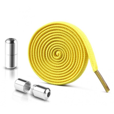 SZNURÓWKI DO BUTÓW ELASTYCZNE BEZ WIĄZANIA 2SZT ŻÓŁTE SDB01ZO