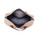 ZESTAW TORBA PODRÓŻNA DWUKOMOROWA Z KOSMETYCZKA 51X25X39CM T263K