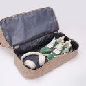 ZESTAW TORBA PODRÓŻNA DWUKOMOROWA Z KOSMETYCZKA 51X25X39CM T263K
