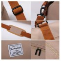 ZESTAW TORBA PODRÓŻNA DWUKOMOROWA Z KOSMETYCZKA 51X25X39CM T263K