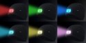 CZA PKA Z LATARKA LED RGB, GRAFITOWA