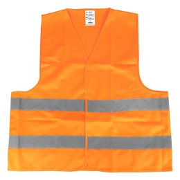 KAMIZELKA OSTRZEGAWCZA ODBLASKOWA  POMARAŃCZOWA Z CERTYFIKATEM xxL AMIO-03985