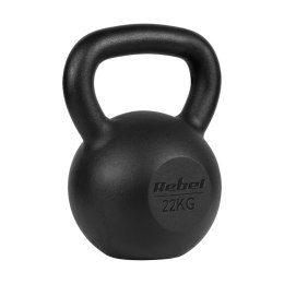 KETTLEBELL ŻELIWNY 22KG, REBEL ACTIVE