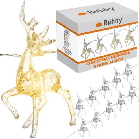 LAM PKI ŚWIĄTECZNE- RENIFERY RUHHY 24955 LAM PKI ŚWIĄTECZNE- RENIFERY RUHHY 24955
