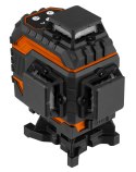 LASER 3D, 16 LINII, ZIELONY, WALIZKA, TARCZA CELOWNICZA, MAGNETYCZNY UCHWYT, ŁADOWARKA