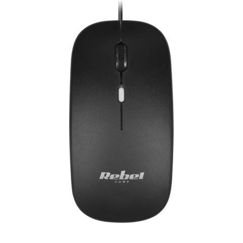 MYSZ REBEL WDM210 CZARNA MYSZ REBEL WDM210 CZARNA