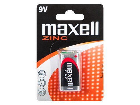 82-663# BATERIA CYNKOWO-WĘGLOWA 9V 6F22 MAxELL 82-663# BATERIA CYNKOWO-WĘGLOWA 9V 6F22 MAxELL