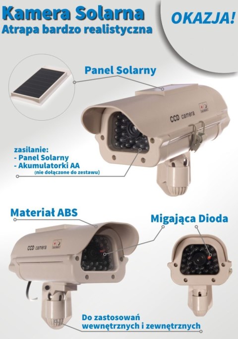ATRA PA KAMERY SOL1500 SOLARNA MIGAJĄCA DIODA NAKLEJKA GRATIS ATRA PA KAMERY SOL1500 SOLARNA MIGAJĄCA DIODA NAKLEJKA GRATIS
