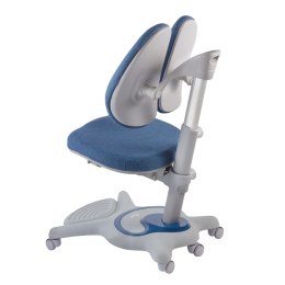 KRZESŁO ERGONOMICZNE DLA DZIECI ERGO OFFICE, REGULOWANY ZAGŁÓWEK, REGULOWANA WYSOKOŚĆ, MAx 75KG, ER-484N