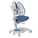 KRZESŁO ERGONOMICZNE DLA DZIECI ERGO OFFICE, REGULOWANY ZAGŁÓWEK, REGULOWANA WYSOKOŚĆ, MAx 75KG, ER-484N