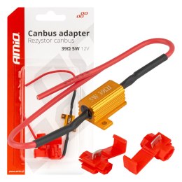 REZYSTOR CANBUS O PORNIK DO ŻARÓWEK LED 39? 5W AMIO-04090