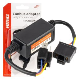 REZYSTOR CANBUS O PORNIK DO ŻARÓWEK LED 3W 120? H4 AMIO-04127