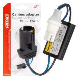 REZYSTOR O PORNIK CANBUS DO ŻARÓWEK LED 12V 3.2W T10 W5W AMIO-04087