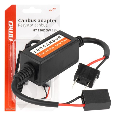 REZYSTOR O PORNIK CANBUS DO ŻARÓWEK LED 3W 120? H7 AMIO-04088 REZYSTOR O PORNIK CANBUS DO ŻARÓWEK LED 3W 120? H7 AMIO-04088