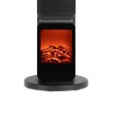 TERRMOWENTYLATOR KOLUMNOWY PTC TEESA Z IMITACJĄ KOMINKA (800/2000W)