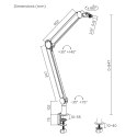 UCHWYT MIKROFONU 3/8" I 5/8" NANORS, 1KG MAx, RS421 UCHWYT MIKROFONU 3/8" I 5/8" NANORS, 1KG MAx, RS421