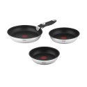 ZESTAW  PATELNI Z ODŁĄCZANĄ RĄCZKĄ 22CM , 24CM 28 CM TEESA FRYING PANS SINGLE HAND