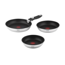 ZESTAW  PATELNI Z ODŁĄCZANĄ RĄCZKĄ 22CM , 24CM 28 CM TEESA FRYING PANS SINGLE HAND