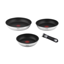 ZESTAW  PATELNI Z ODŁĄCZANĄ RĄCZKĄ 22CM , 24CM 28 CM TEESA FRYING PANS SINGLE HAND