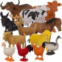 ZWIERZĘTA GOS PODARSKIE - ZESTAW FIGUREK KRUZZEL
