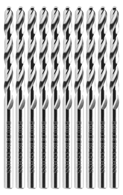 WIERTŁO DO METALU BAILDON BASIC DIN 338 RN NWKA 3,5 MM, HSS (S), 70-39 MM WIERTŁO DO METALU BAILDON BASIC DIN 338 RN NWKA 3,5 MM, HSS (S), 70-39 MM