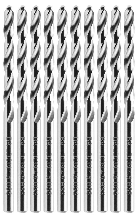 WIERTŁO DO METALU BAILDON BASIC DIN 338 RN NWKA 4,5 MM, HSS (S), 80-47 MM WIERTŁO DO METALU BAILDON BASIC DIN 338 RN NWKA 4,5 MM, HSS (S), 80-47 MM