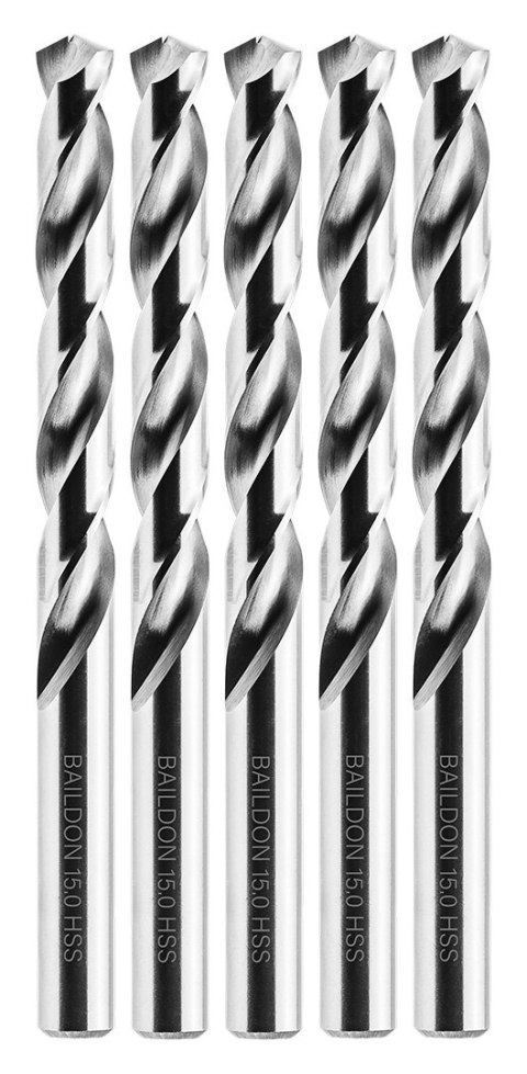 WIERTŁO DO METALU BAILDON BASIC DIN 338 RN NWKA 15 MM, HSS (S), 169-114 MM WIERTŁO DO METALU BAILDON BASIC DIN 338 RN NWKA 15 MM, HSS (S), 169-114 MM