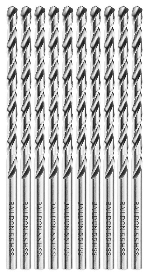 WIERTŁO DO METALU BAILDON BASIC DIN 340 RN NWKB 5,5 MM, HSS (S), 139-91 MM WIERTŁO DO METALU BAILDON BASIC DIN 340 RN NWKB 5,5 MM, HSS (S), 139-91 MM