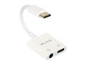 66-169# ADA PTER USB WTYK USB-C GNIAZDO USB-C + GNIAZDO JACK 3,5