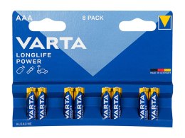 82-664# BATERIA ALKALICZNA AAA 1.5 LR3 VARTA LONGLIFE  POWER